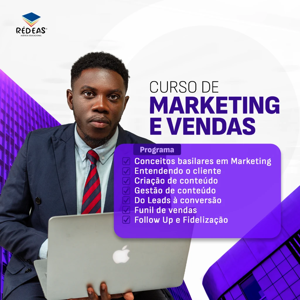 Capa de marketing e vendas
